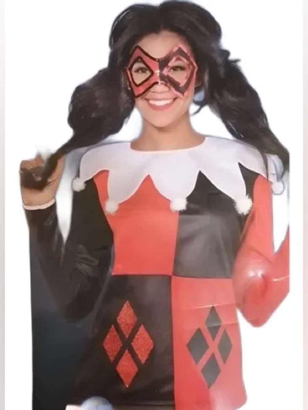 🎃 Officially Licensed DC Comic Harley Quinn Costume Top - Never Worn 🎃